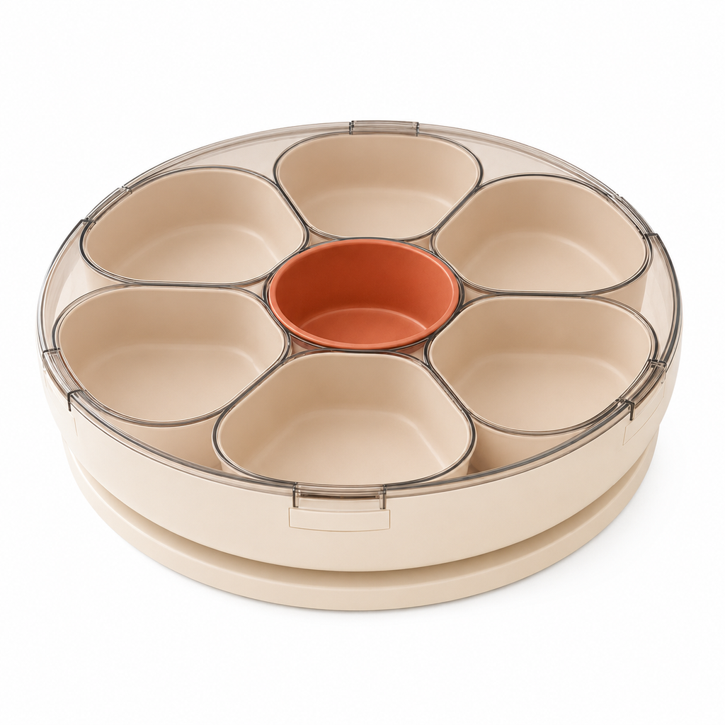 LOFTAVYN SpinServe Snack Carousel