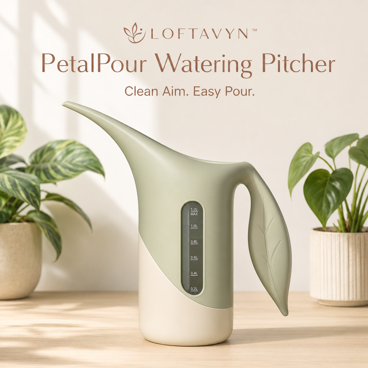 LOFTAVYN PetalPour Watering Pitcher